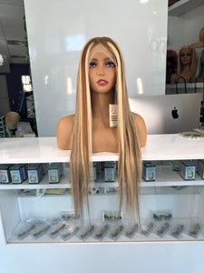 26" Blonde Highlight 13x6 Lace Front Wig