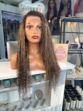 Load image into Gallery viewer, Deep Curly Highlight  13x4 Lace Frontal wig