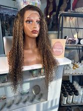 Load image into Gallery viewer, Deep Curly Highlight  13x4 Lace Frontal wig