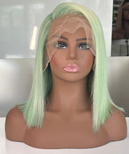 Load image into Gallery viewer, 14&quot; Mint Green Bob Wig