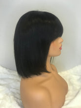 Load image into Gallery viewer, Full bang lace front bob wig